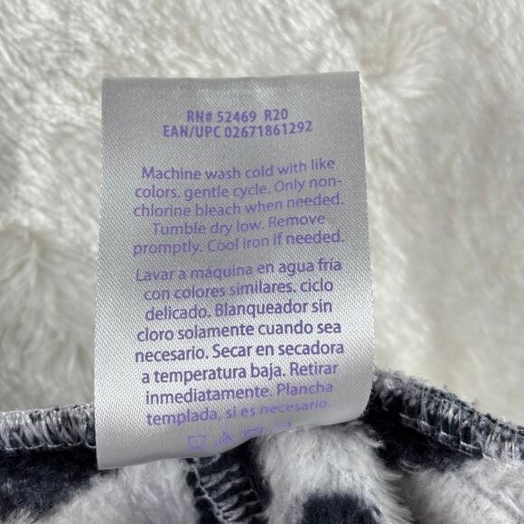 Secret Treasures Lounge / Pajama Set Women's 2X Fleece Jaguar Leopard Print - Picture 12 of 13